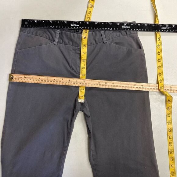 DAISY FEUNTES MODA Women’s Pants Gray Khaki Wide Leg Inseam 29.5 - Picture 10 of 10